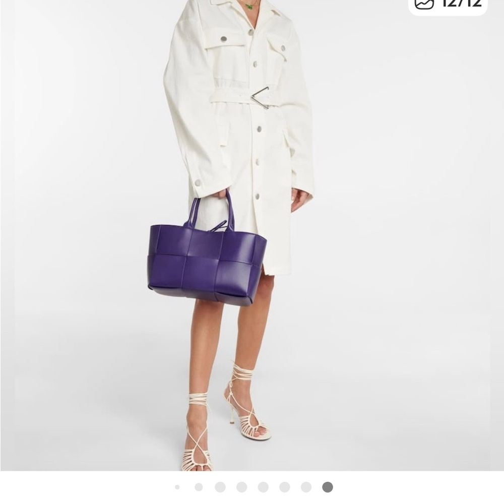 Bottega Veneta Medium Arco Purple Tote